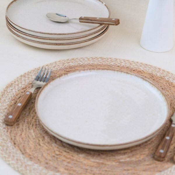 Kütahya Porselen Moderna Pasta Takımı Tarçın 4 Parça 21cm MOD21DUS4730P02